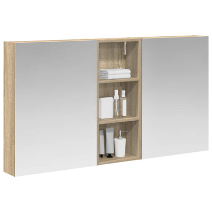 vidaXL Bathroom Cabinet Set 3 pcs 130 x 14.5 x 70 cm Engineered wood