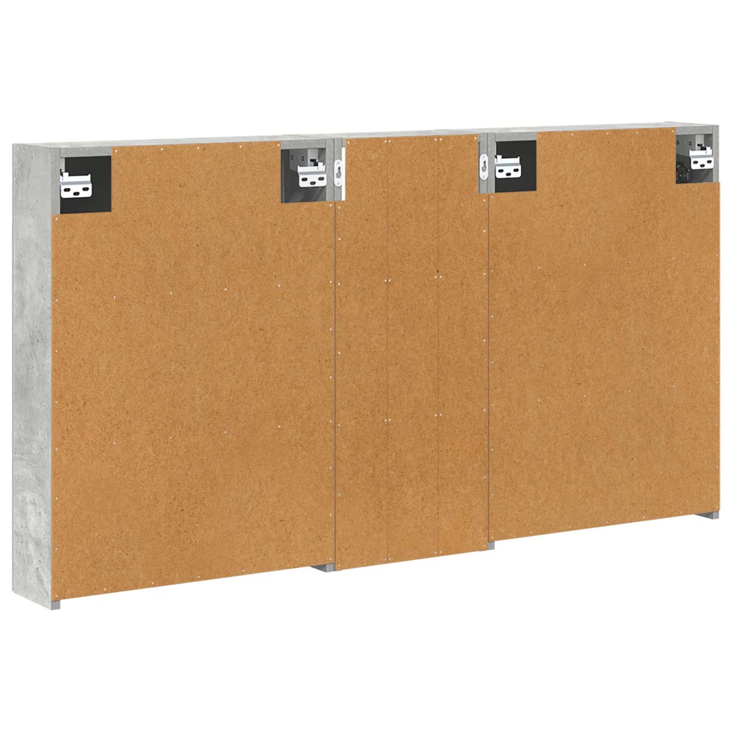 vidaXL Bathroom Cabinet Set 3 pcs 130 x 14.5 x 70 cm Engineered wood
