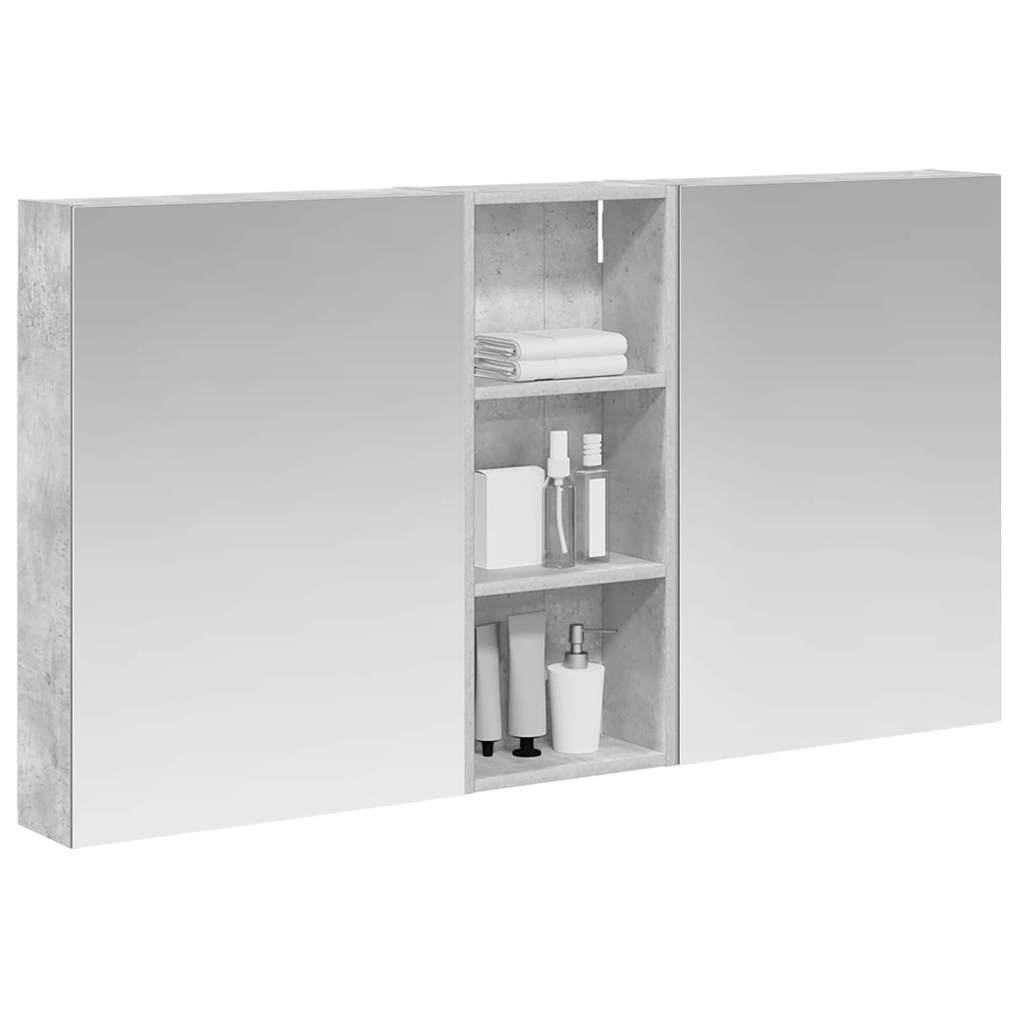 vidaXL Bathroom Cabinet Set 3 pcs 130 x 14.5 x 70 cm Engineered wood
