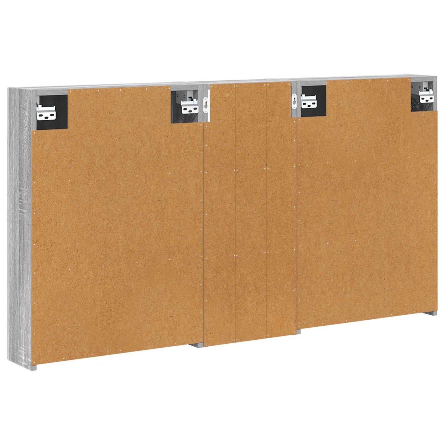 vidaXL Bathroom Cabinet Set 3 pcs 130 x 14.5 x 70 cm Engineered wood