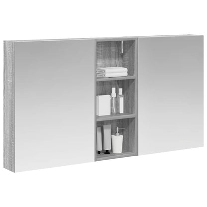 vidaXL Bathroom Cabinet Set 3 pcs 130 x 14.5 x 70 cm Engineered wood