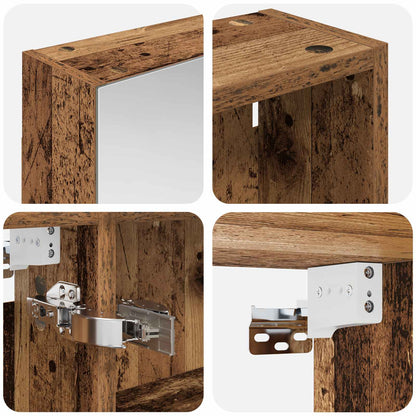 vidaXL Bathroom Cabinet Set 3 pcs 130 x 14.5 x 70 cm Engineered wood