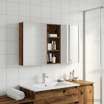 vidaXL Bathroom Cabinet Set 3 pcs 130 x 14.5 x 70 cm Engineered wood