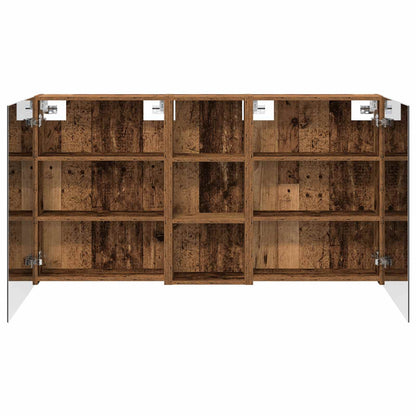 vidaXL Bathroom Cabinet Set 3 pcs 130 x 14.5 x 70 cm Engineered wood