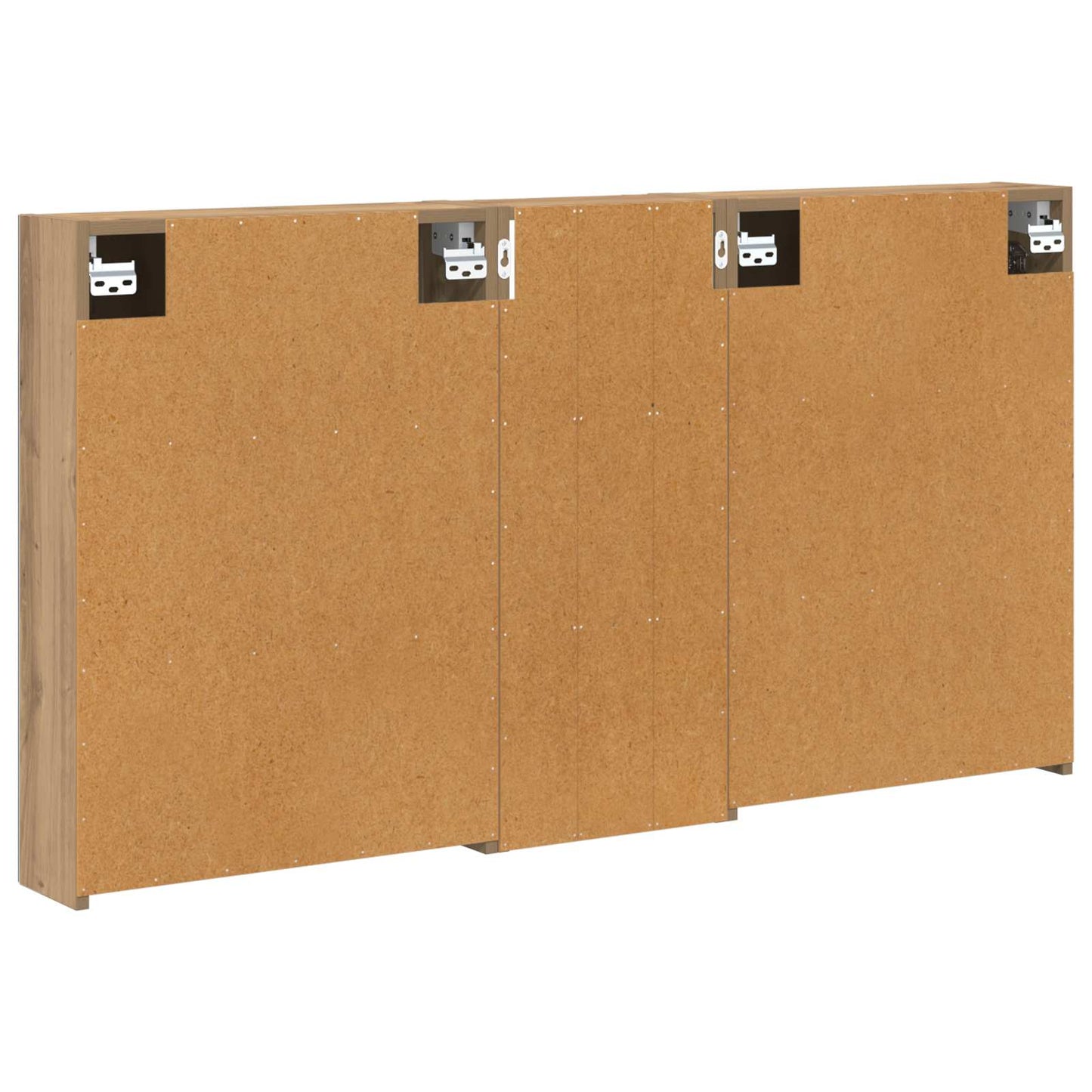 vidaXL Bathroom Cabinet Set 3 pcs 130 x 14.5 x 70 cm Engineered wood