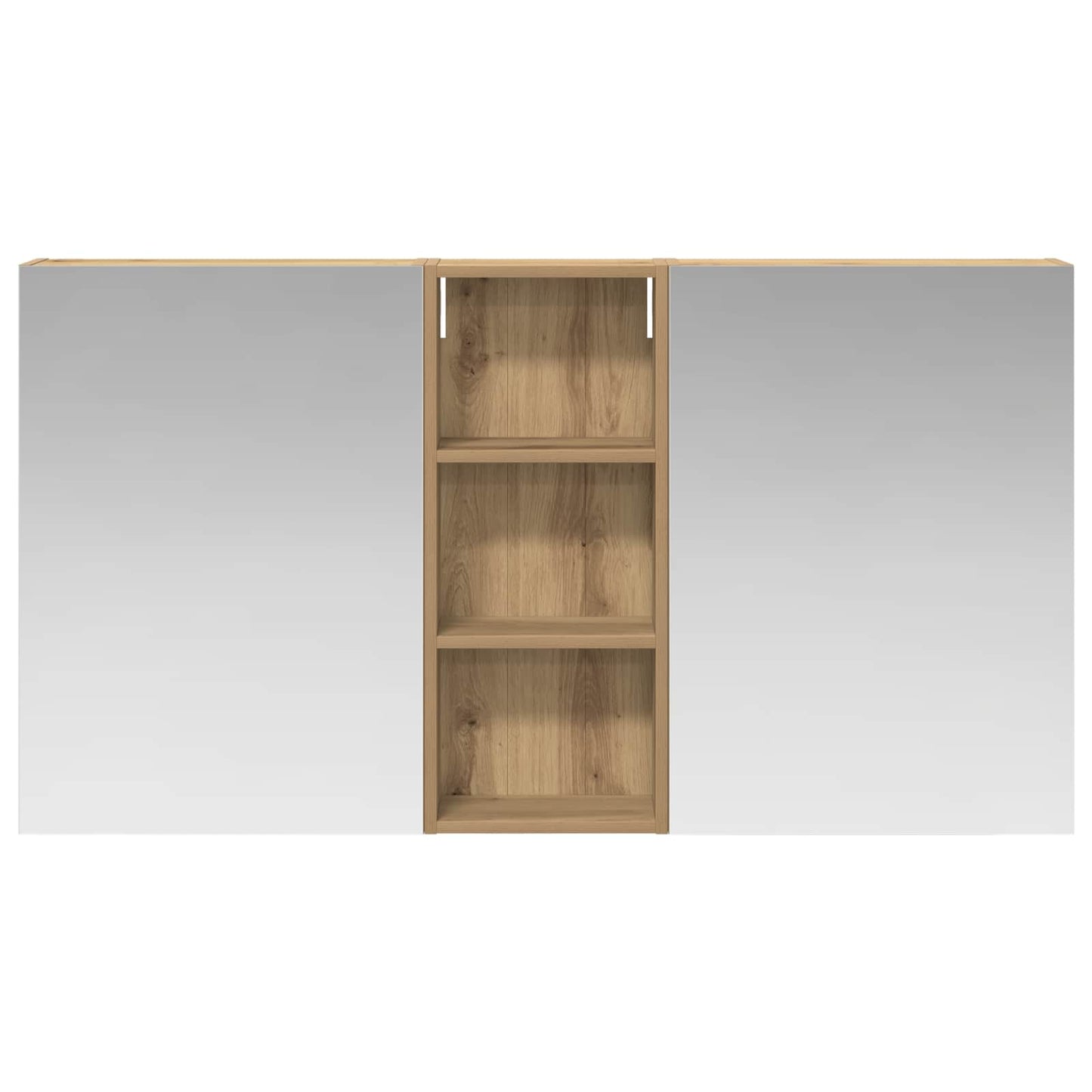 vidaXL Bathroom Cabinet Set 3 pcs 130 x 14.5 x 70 cm Engineered wood
