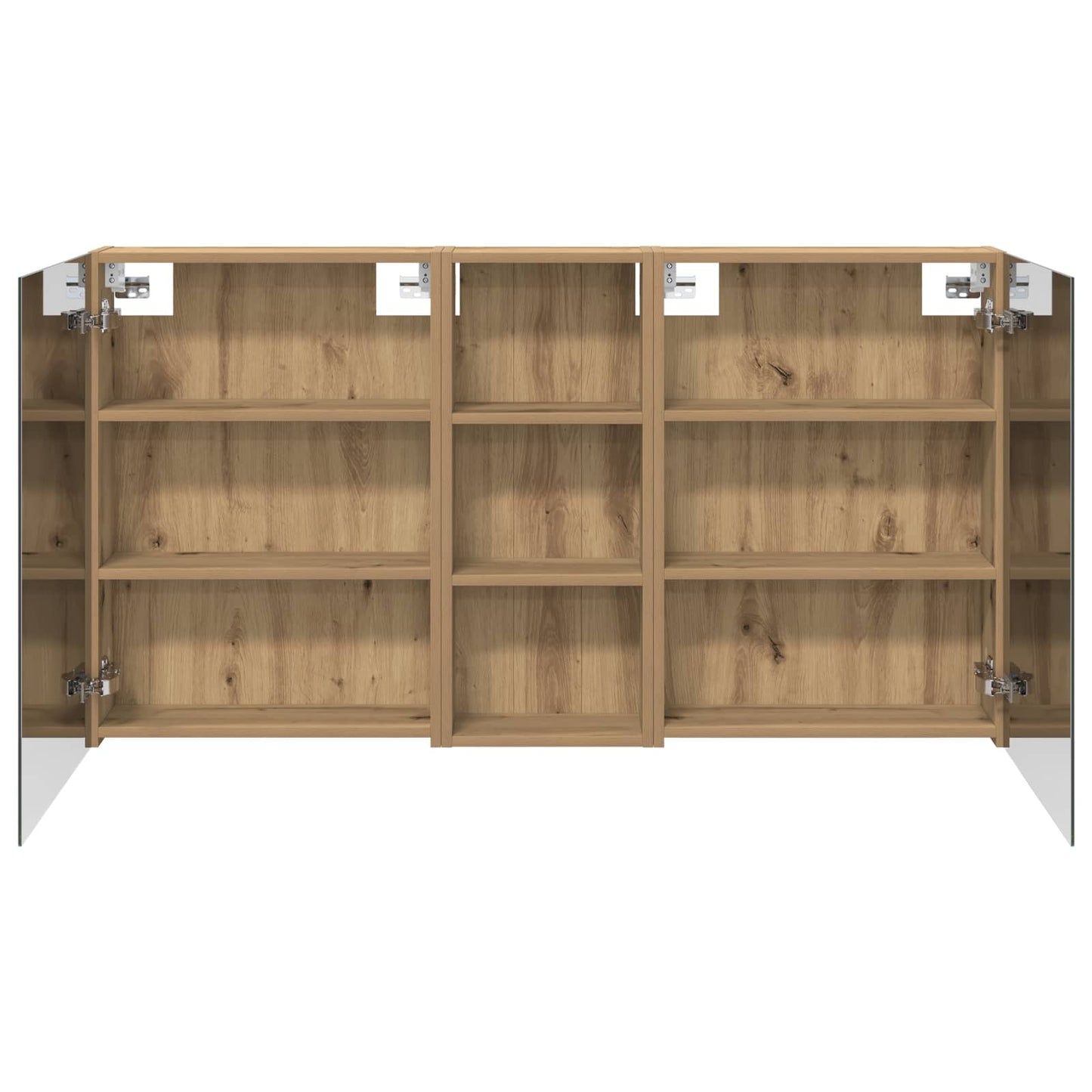 vidaXL Bathroom Cabinet Set 3 pcs 130 x 14.5 x 70 cm Engineered wood