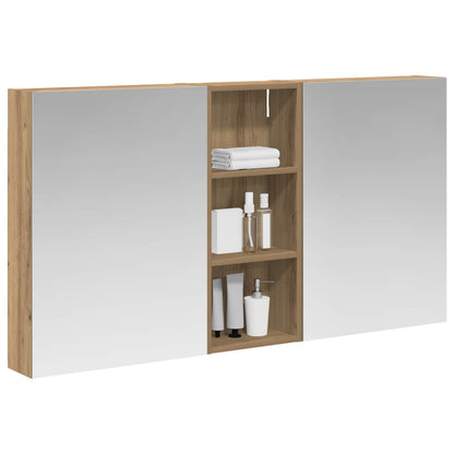 vidaXL Bathroom Cabinet Set 3 pcs 130 x 14.5 x 70 cm Engineered wood