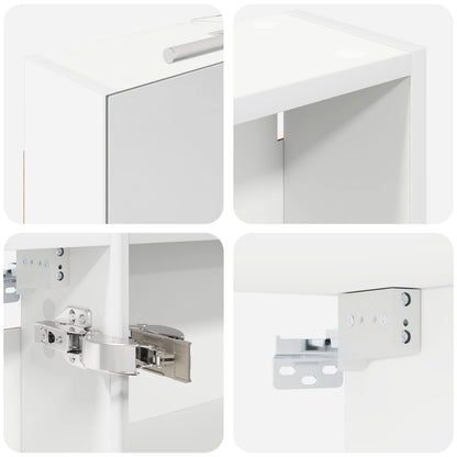 vidaXL Bathroom Cabinet Set 3 pcs 130 x 14.5 x 70 cm Engineered wood