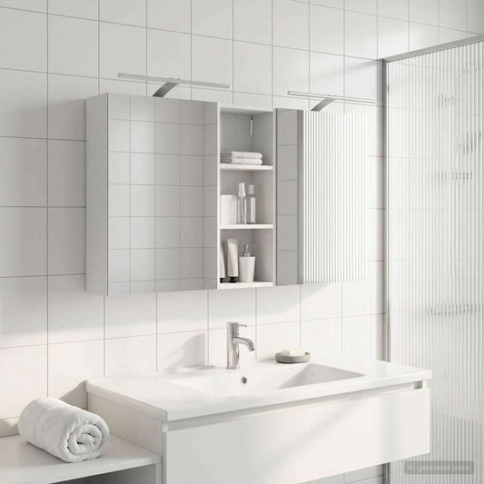 vidaXL Bathroom Cabinet Set 3 pcs 130 x 14.5 x 70 cm Engineered wood