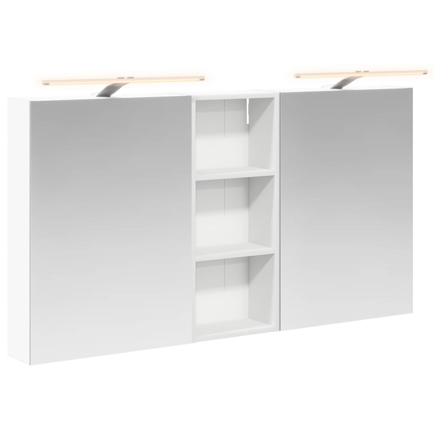 vidaXL Bathroom Cabinet Set 3 pcs 130 x 14.5 x 70 cm Engineered wood