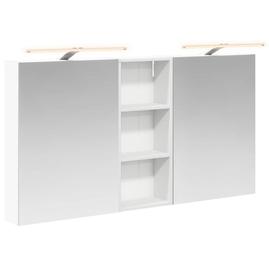 vidaXL Bathroom Cabinet Set 3 pcs 130 x 14.5 x 70 cm Engineered wood