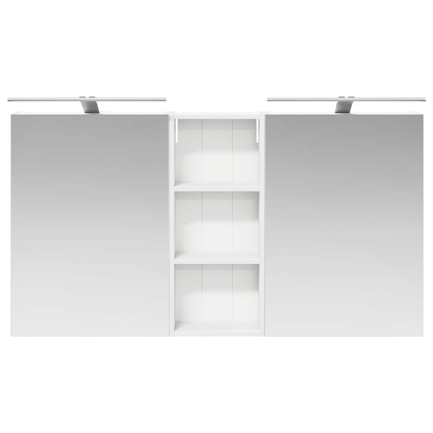 vidaXL Bathroom Cabinet Set 3 pcs 130 x 14.5 x 70 cm Engineered wood