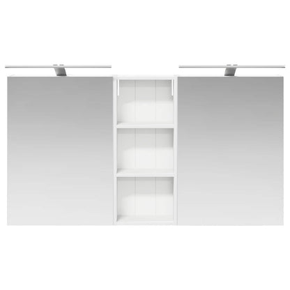 vidaXL Bathroom Cabinet Set 3 pcs 130 x 14.5 x 70 cm Engineered wood
