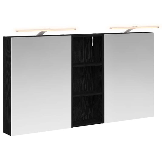 vidaXL Bathroom Cabinet Set 3 pcs 130 x 14.5 x 70 cm Engineered wood