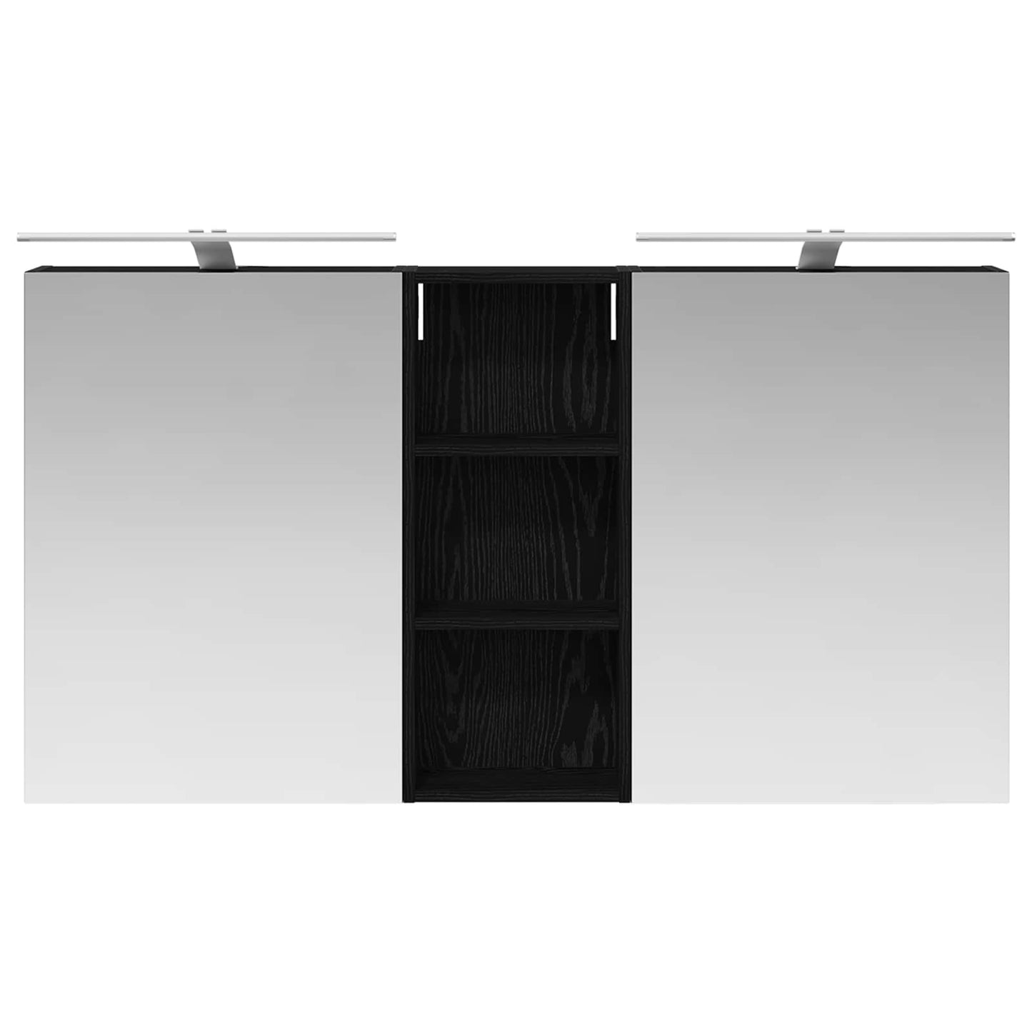 vidaXL Bathroom Cabinet Set 3 pcs 130 x 14.5 x 70 cm Engineered wood