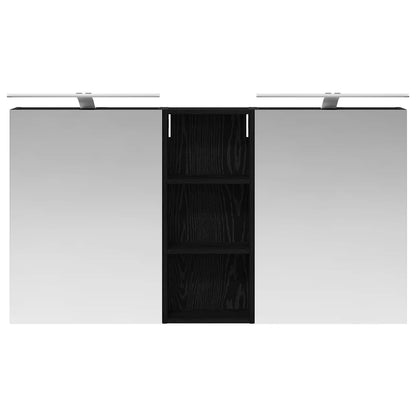 vidaXL Bathroom Cabinet Set 3 pcs 130 x 14.5 x 70 cm Engineered wood
