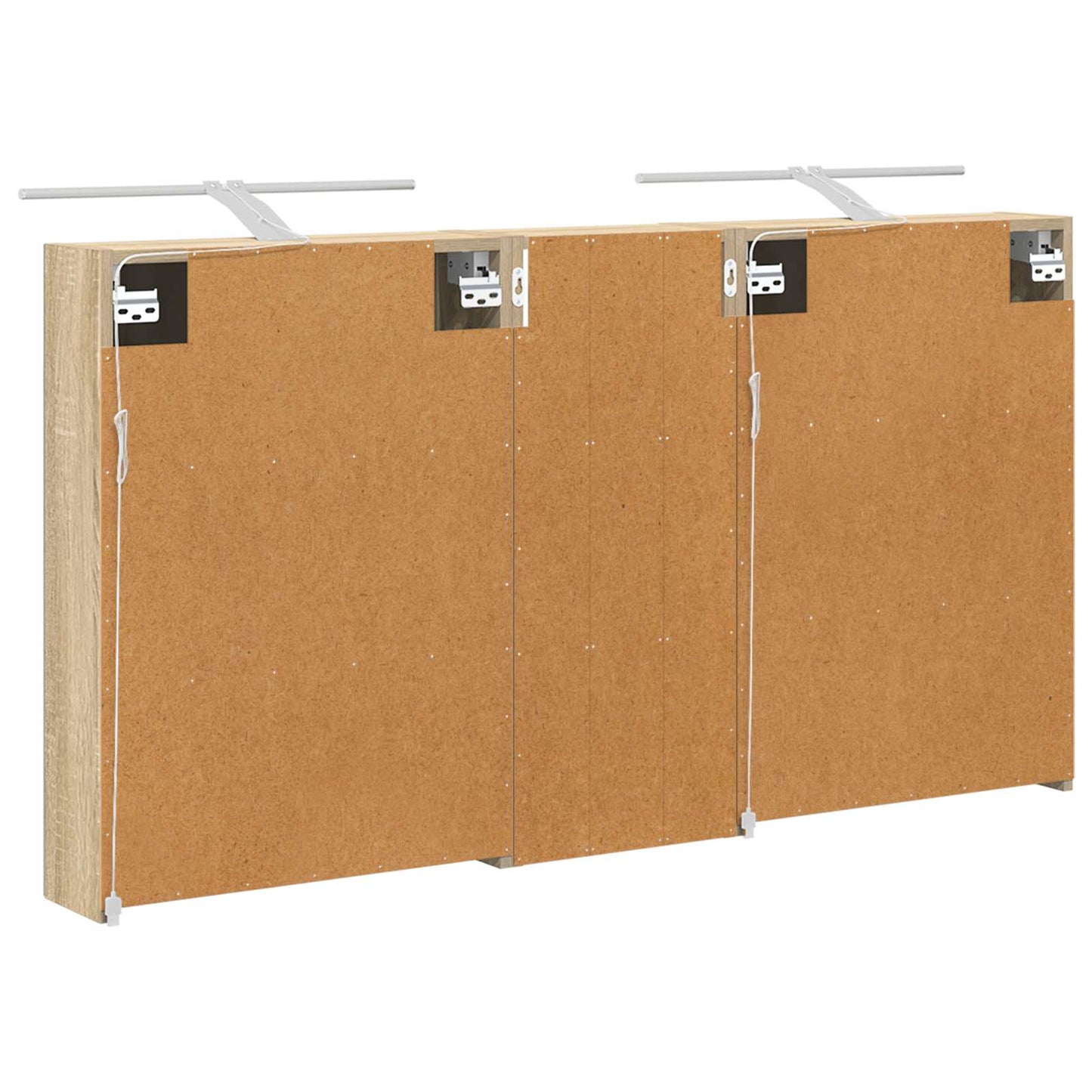 vidaXL Bathroom Cabinet Set 3 pcs 130 x 14.5 x 70 cm Engineered wood