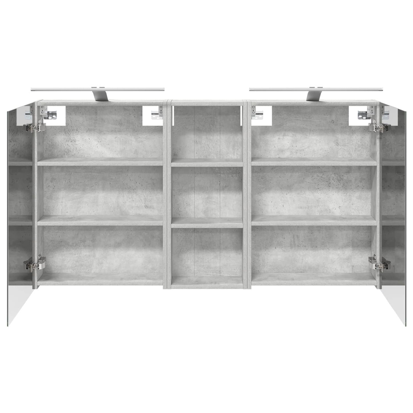 vidaXL Bathroom Cabinet Set 3 pcs 130 x 14.5 x 70 cm Engineered wood