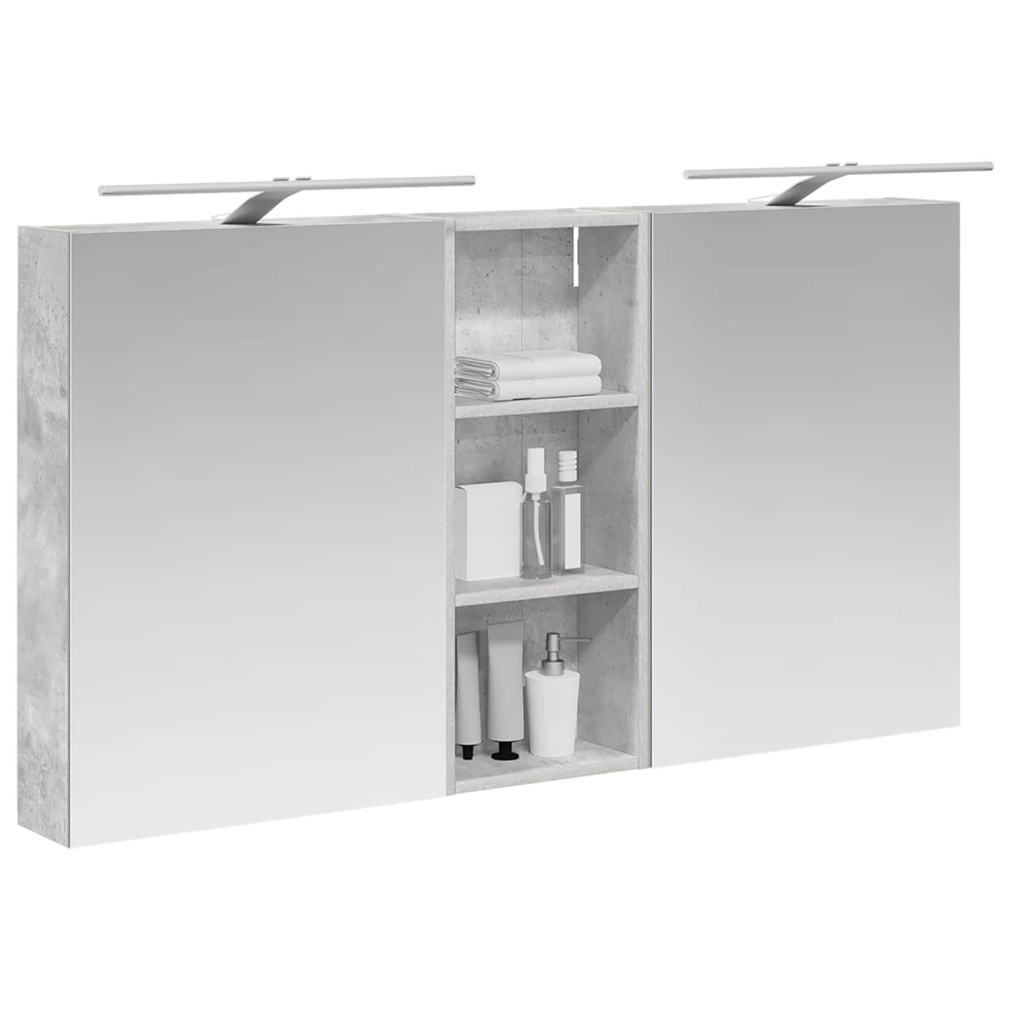 vidaXL Bathroom Cabinet Set 3 pcs 130 x 14.5 x 70 cm Engineered wood