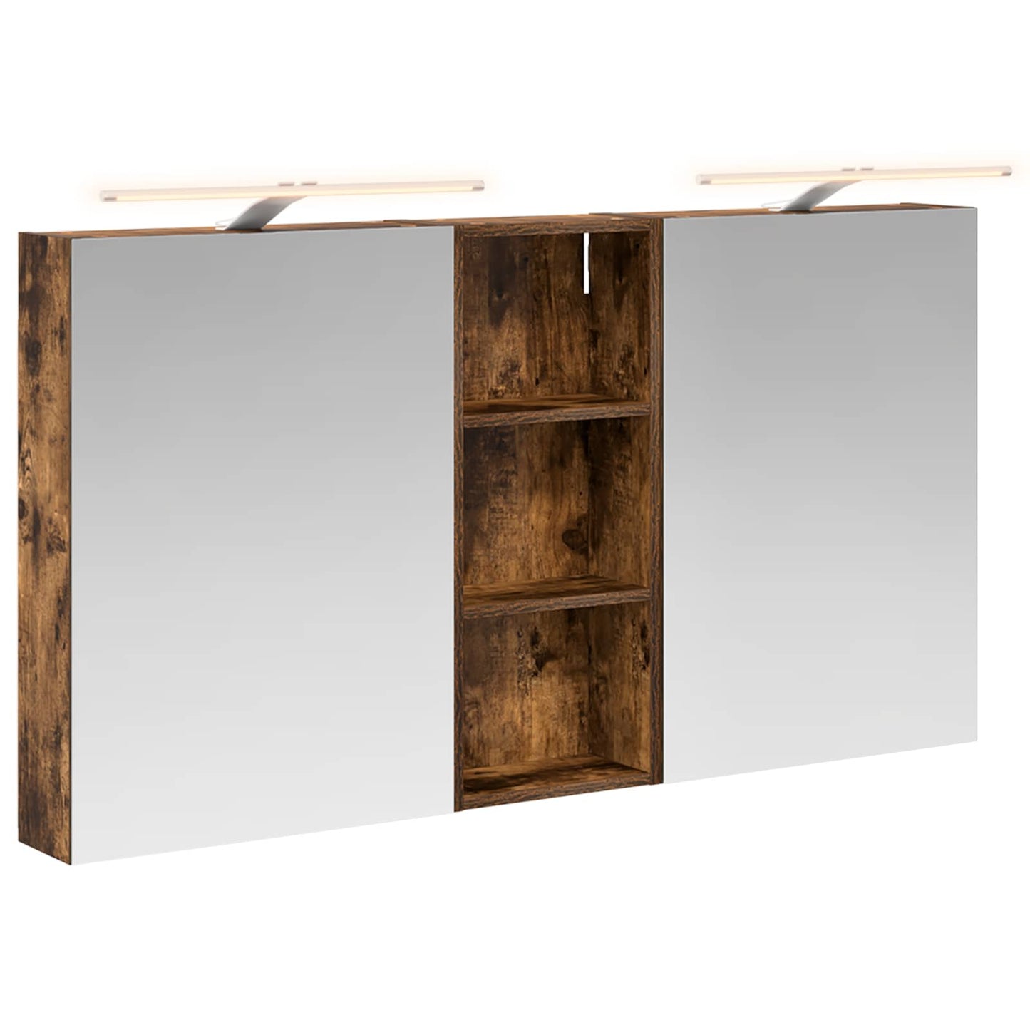vidaXL Bathroom Cabinet Set 3 pcs 130 x 14.5 x 70 cm Engineered wood