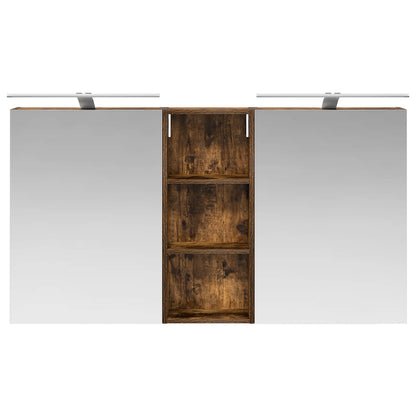 vidaXL Bathroom Cabinet Set 3 pcs 130 x 14.5 x 70 cm Engineered wood