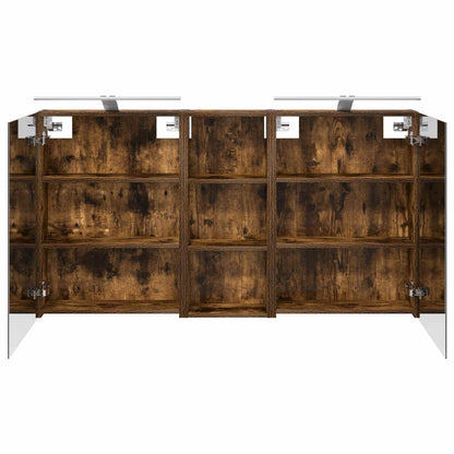 vidaXL Bathroom Cabinet Set 3 pcs 130 x 14.5 x 70 cm Engineered wood