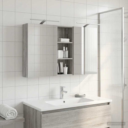 vidaXL Bathroom Cabinet Set 3 pcs 130 x 14.5 x 70 cm Engineered wood