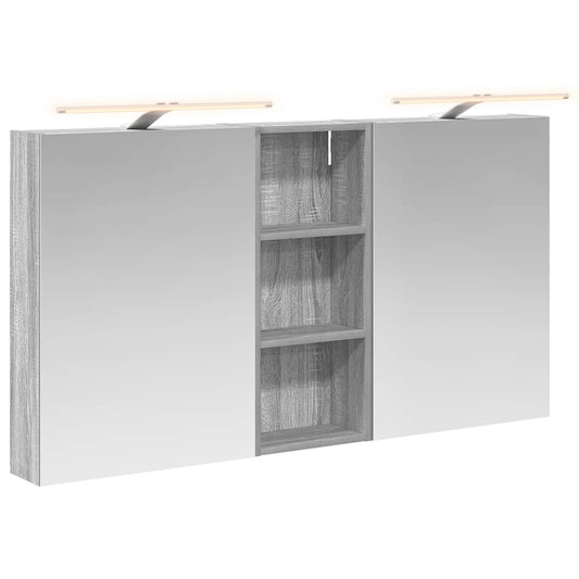 vidaXL Bathroom Cabinet Set 3 pcs 130 x 14.5 x 70 cm Engineered wood
