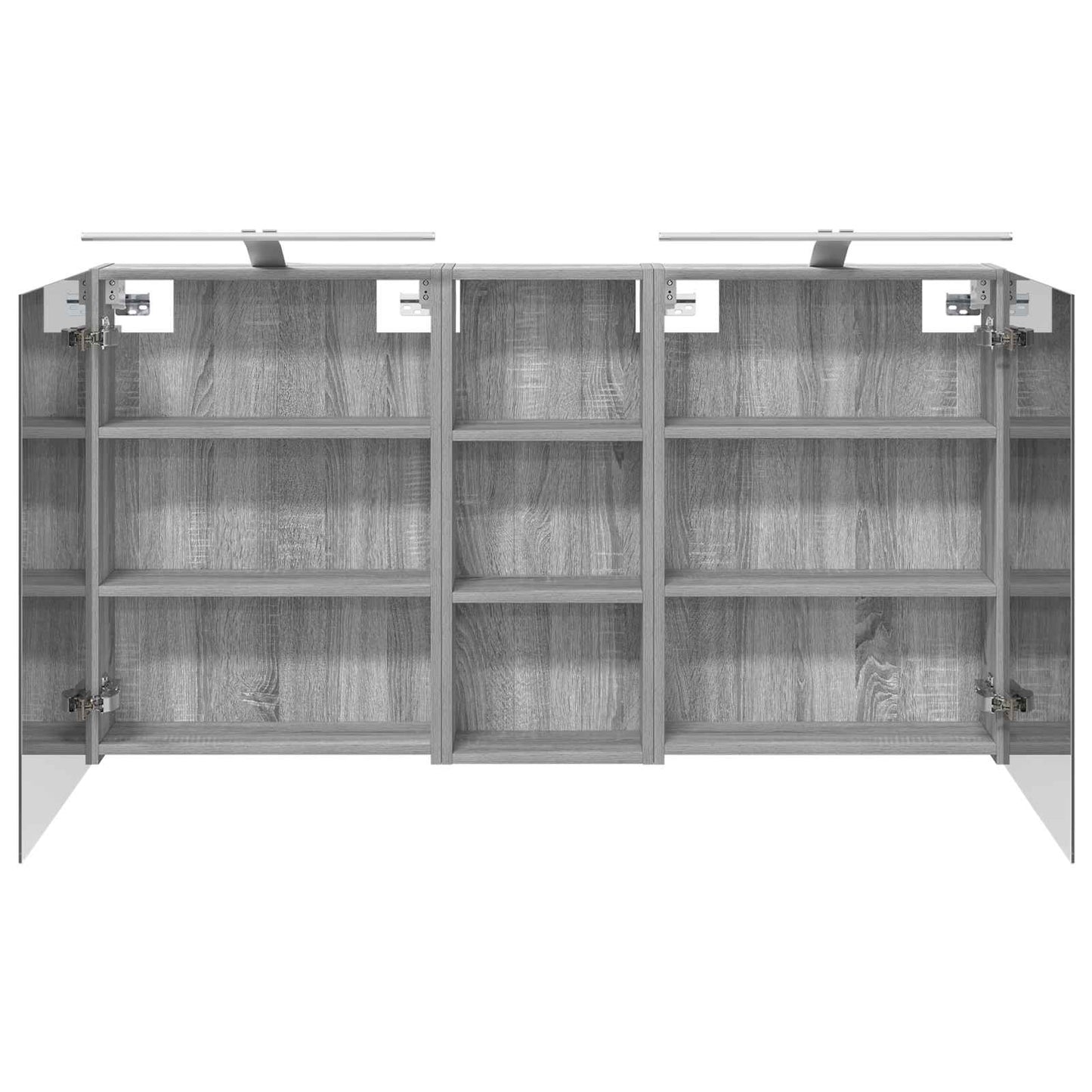 vidaXL Bathroom Cabinet Set 3 pcs 130 x 14.5 x 70 cm Engineered wood