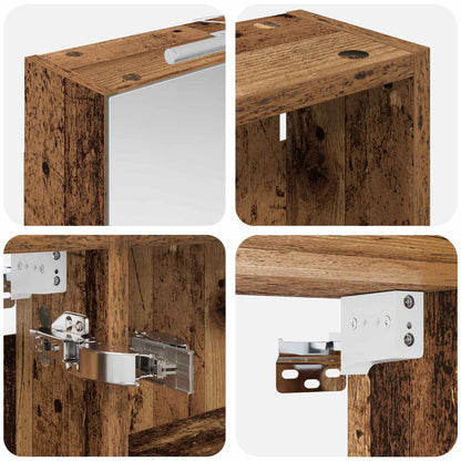 vidaXL Bathroom Cabinet Set 3 pcs 130 x 14.5 x 70 cm Engineered wood