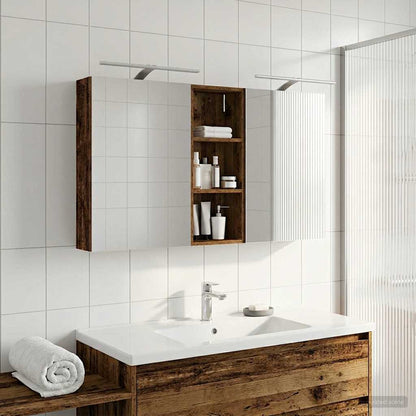 vidaXL Bathroom Cabinet Set 3 pcs 130 x 14.5 x 70 cm Engineered wood