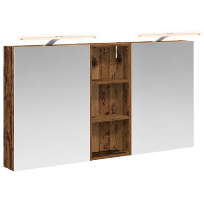 vidaXL Bathroom Cabinet Set 3 pcs 130 x 14.5 x 70 cm Engineered wood