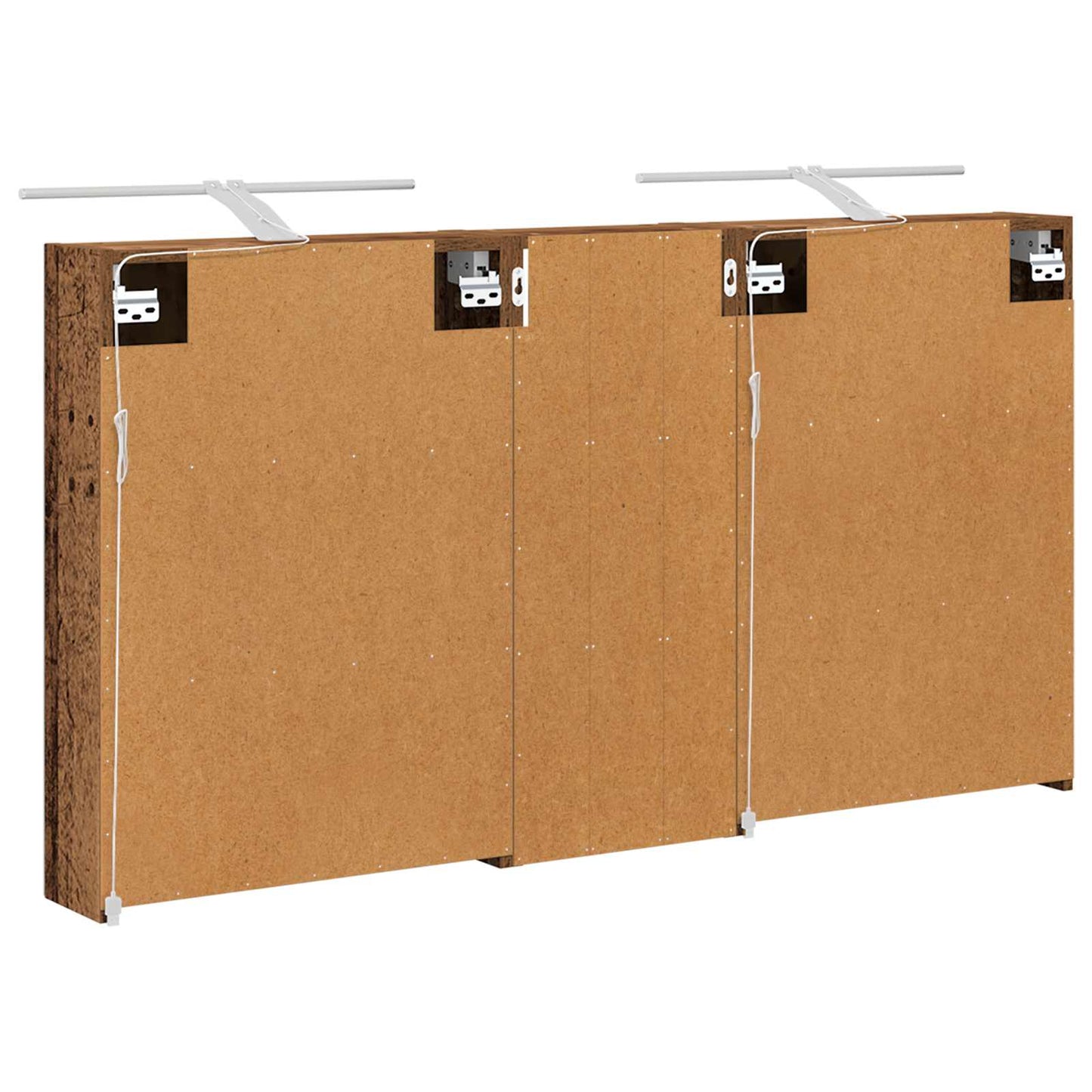 vidaXL Bathroom Cabinet Set 3 pcs 130 x 14.5 x 70 cm Engineered wood