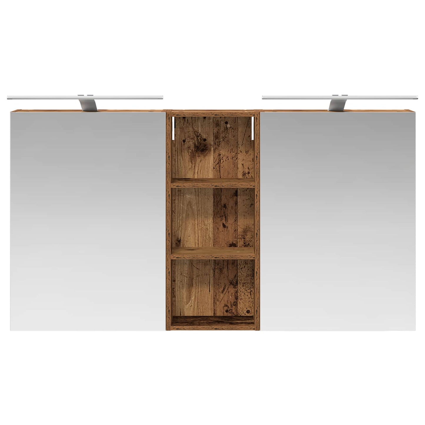 vidaXL Bathroom Cabinet Set 3 pcs 130 x 14.5 x 70 cm Engineered wood