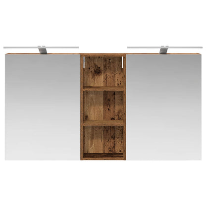 vidaXL Bathroom Cabinet Set 3 pcs 130 x 14.5 x 70 cm Engineered wood