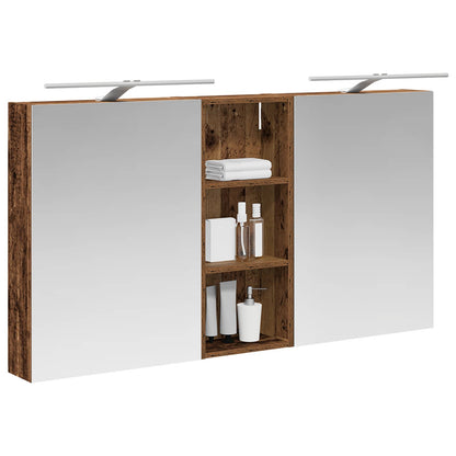 vidaXL Bathroom Cabinet Set 3 pcs 130 x 14.5 x 70 cm Engineered wood