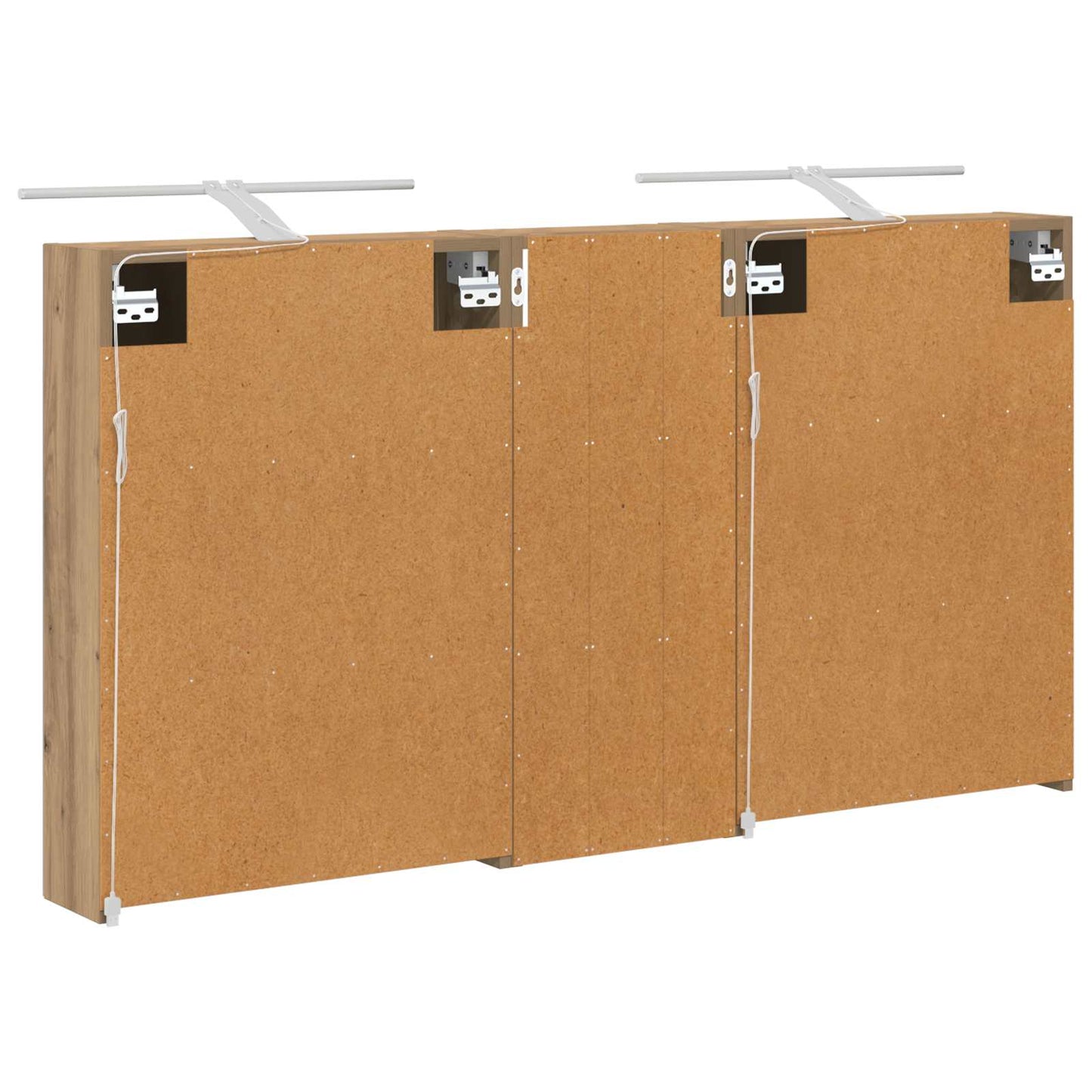 vidaXL Bathroom Cabinet Set 3 pcs 130 x 14.5 x 70 cm Engineered wood