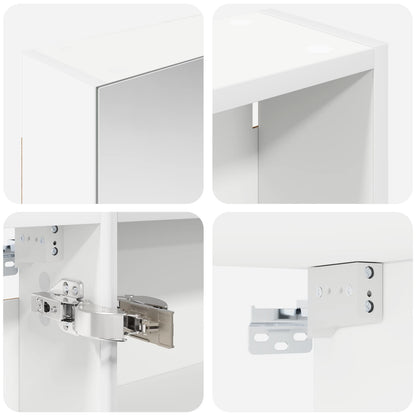 vidaXL Bathroom Cabinet Set 3 pcs 140 x 14.5 x 70 cm Engineered wood