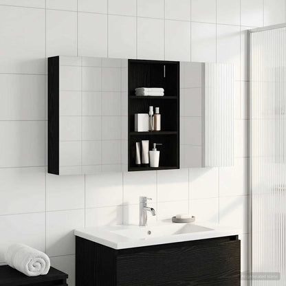 vidaXL Bathroom Cabinet Set 3 pcs 140 x 14.5 x 70 cm Engineered wood