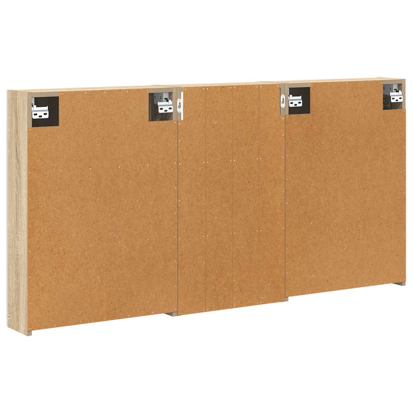 vidaXL Bathroom Cabinet Set 3 pcs 140 x 14.5 x 70 cm Engineered wood