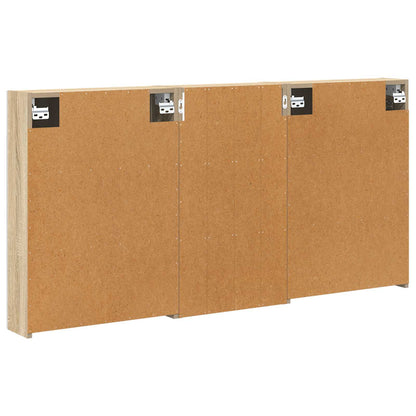vidaXL Bathroom Cabinet Set 3 pcs 140 x 14.5 x 70 cm Engineered wood