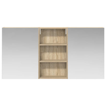 vidaXL Bathroom Cabinet Set 3 pcs 140 x 14.5 x 70 cm Engineered wood