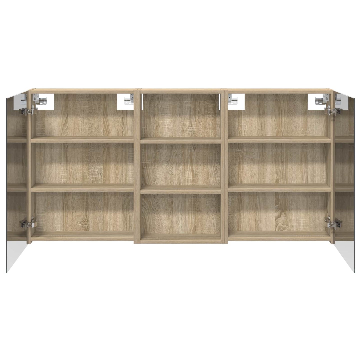 vidaXL Bathroom Cabinet Set 3 pcs 140 x 14.5 x 70 cm Engineered wood
