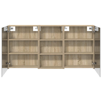 vidaXL Bathroom Cabinet Set 3 pcs 140 x 14.5 x 70 cm Engineered wood