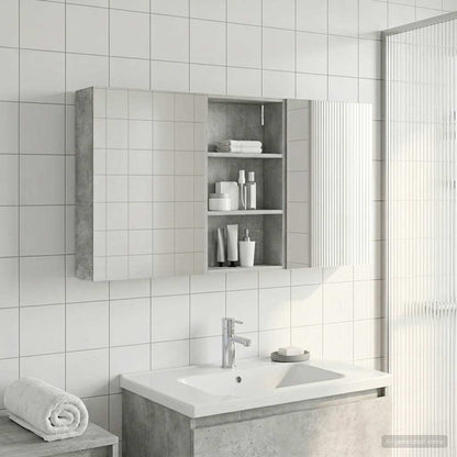 vidaXL Bathroom Cabinet Set 3 pcs 140 x 14.5 x 70 cm Engineered wood