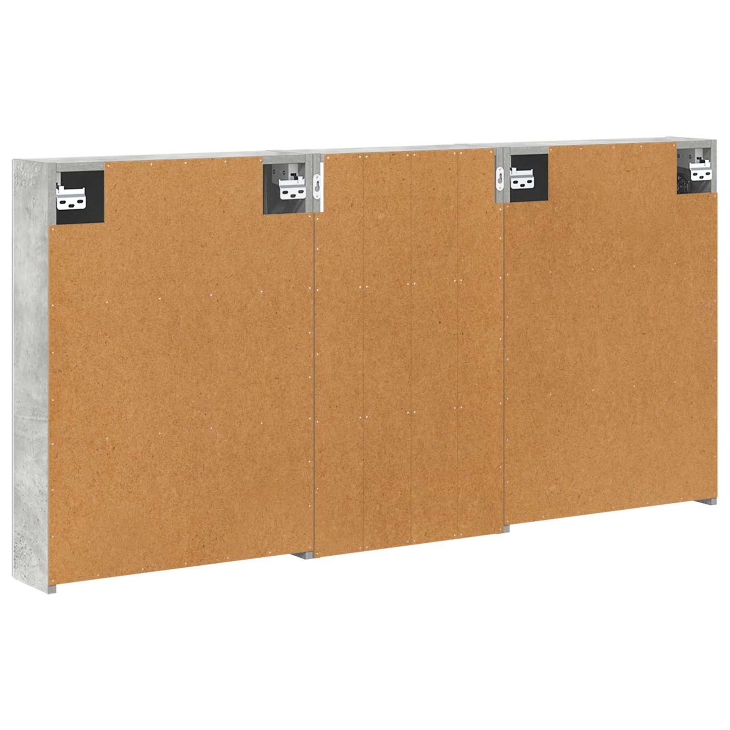 vidaXL Bathroom Cabinet Set 3 pcs 140 x 14.5 x 70 cm Engineered wood