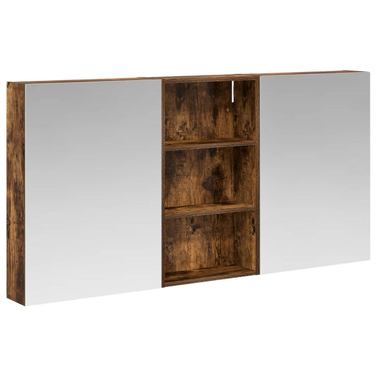 vidaXL Bathroom Cabinet Set 3 pcs 140 x 14.5 x 70 cm Engineered wood