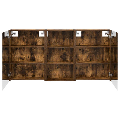 vidaXL Bathroom Cabinet Set 3 pcs 140 x 14.5 x 70 cm Engineered wood