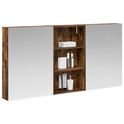 vidaXL Bathroom Cabinet Set 3 pcs 140 x 14.5 x 70 cm Engineered wood